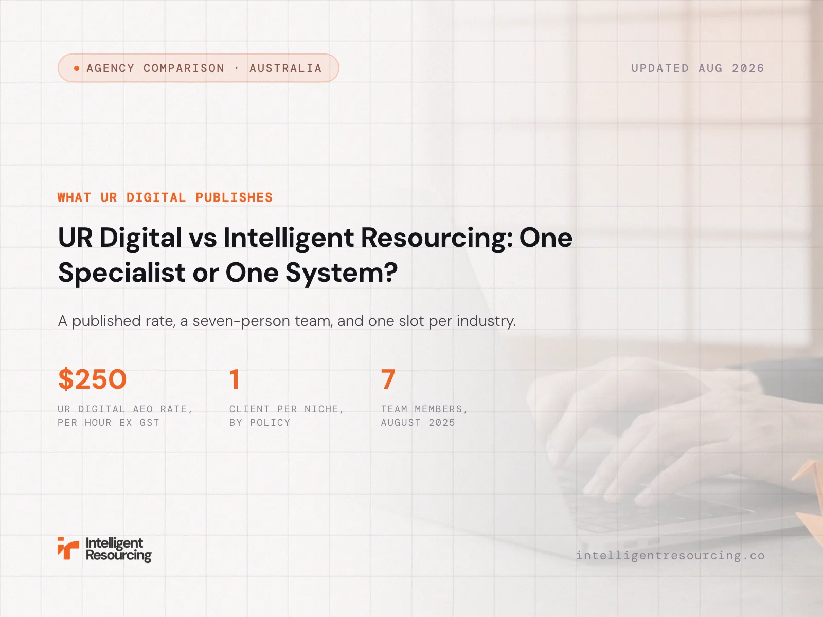 UR Digital vs Intelligent Resourcing: One Specialist or One System?