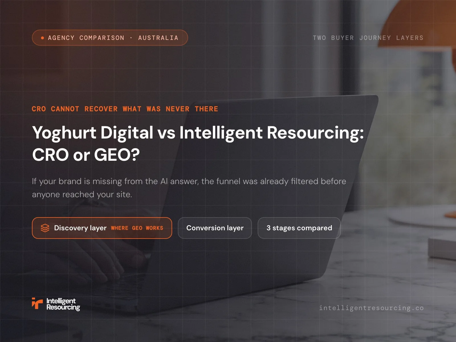 Yoghurt Digital vs Intelligent Resourcing: CRO or GEO?