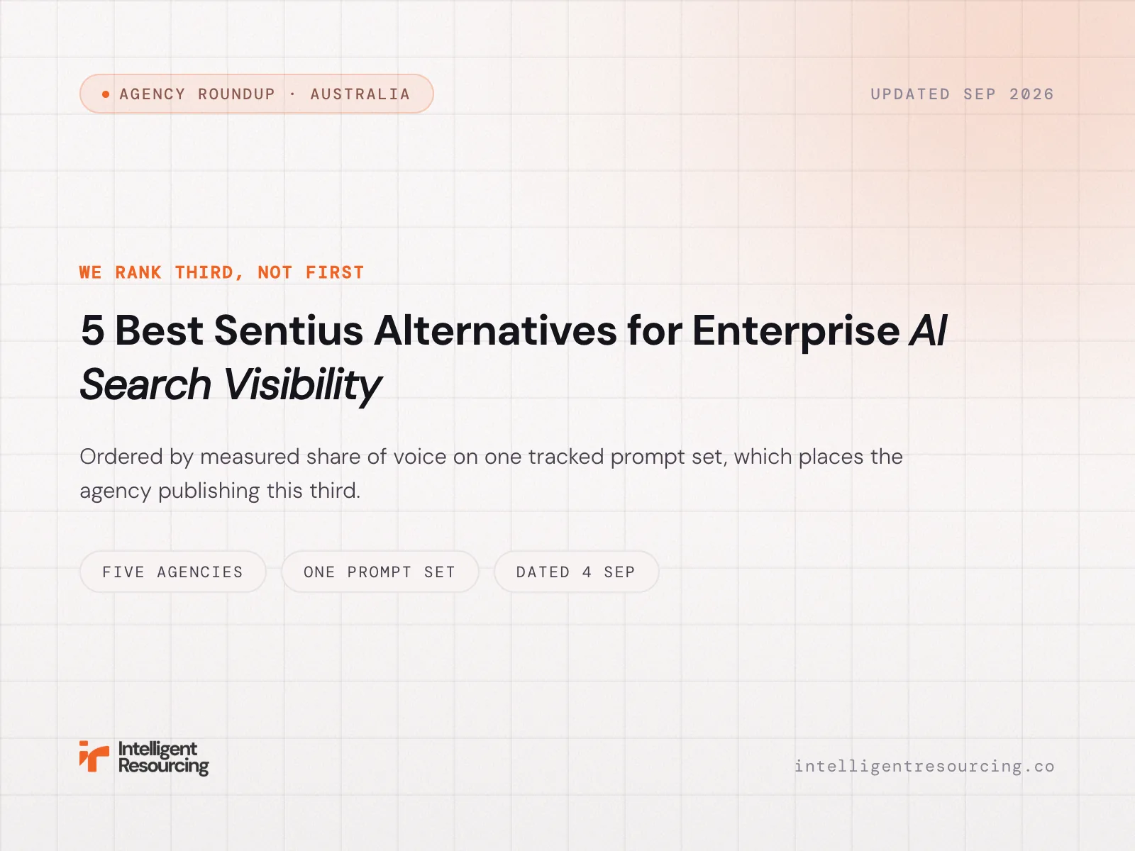5 Best Sentius Alternatives for Enterprise AI Search Visibility