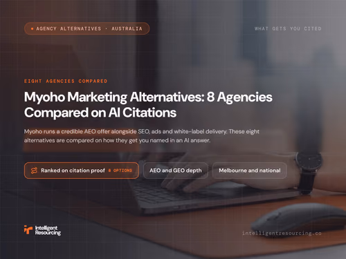 Myoho Marketing Alternatives: 8 Agencies Compared on AI Citations — article cover