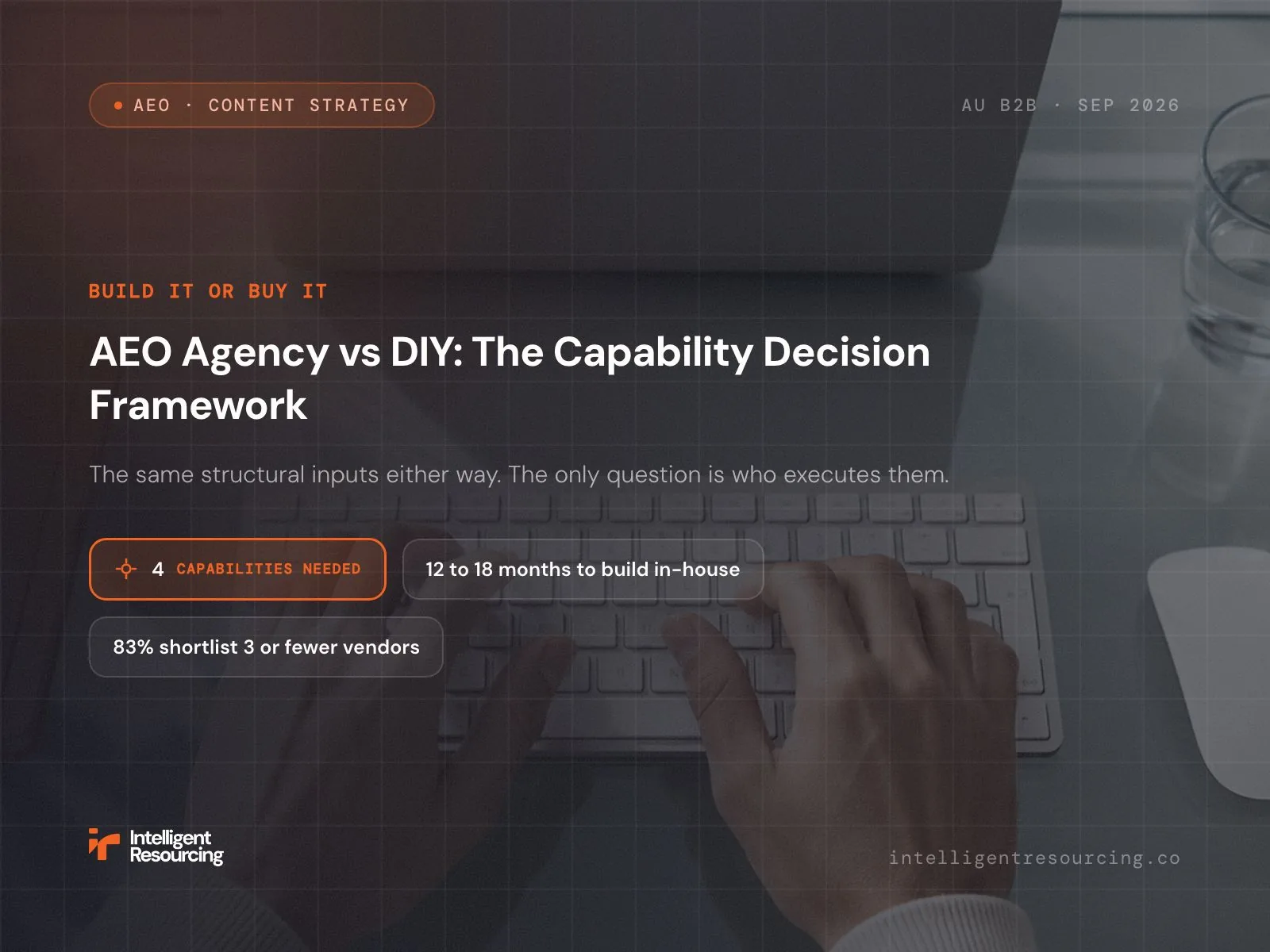 AEO Agency vs DIY: The Capability Decision Framework