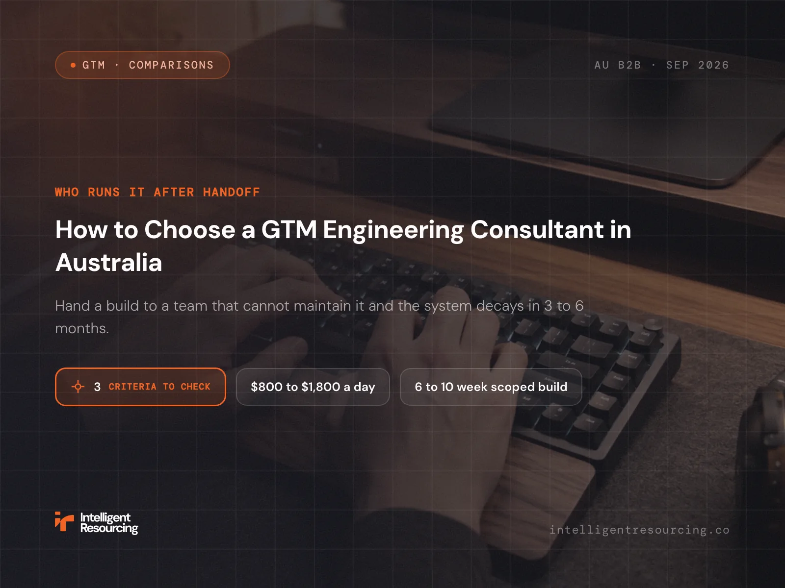 How to Choose a GTM Engineering Consultant in Australia