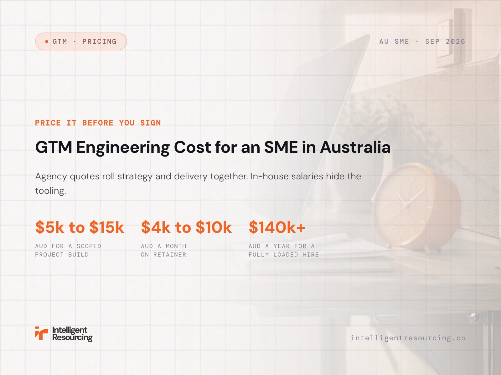 GTM Engineering Cost for an SME in Australia