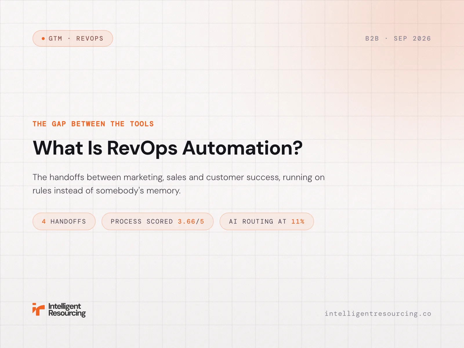 What Is RevOps Automation?
