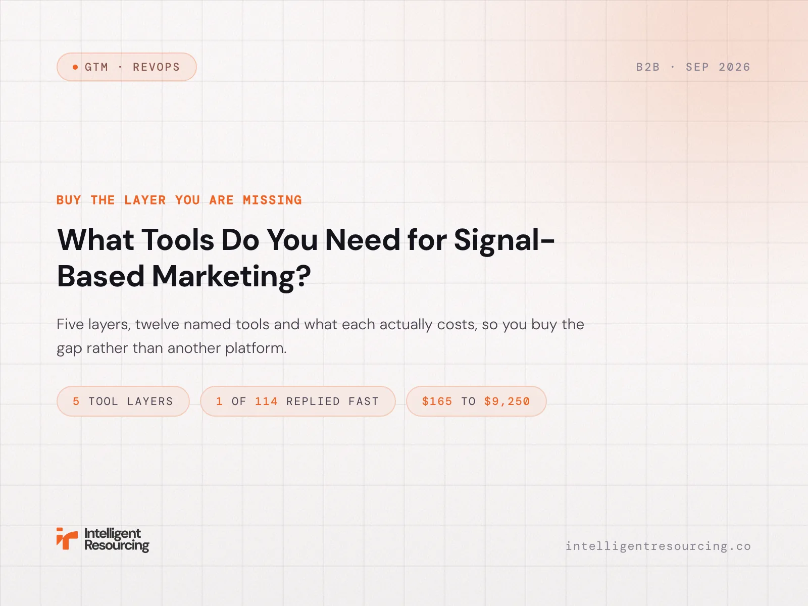 What Tools Do You Need for Signal-Based Marketing? A 2026 B2B Stack Guide