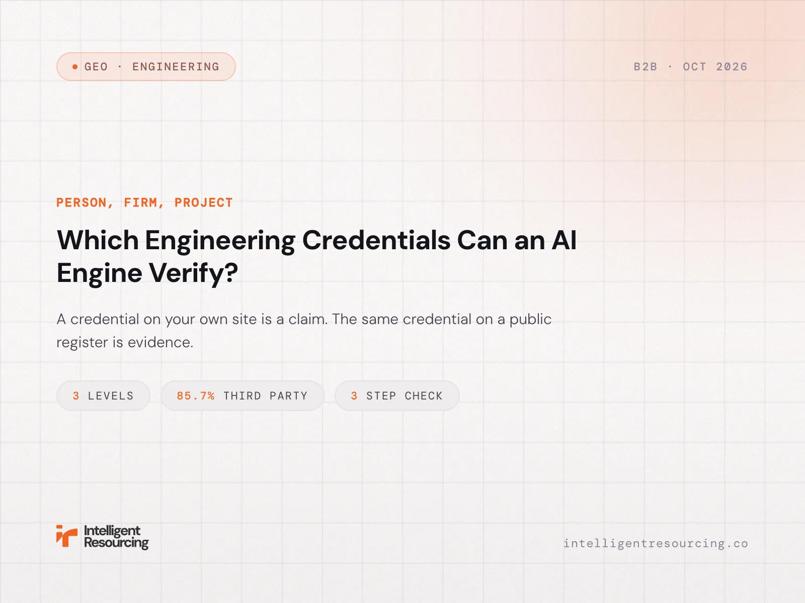 Which Engineering Credentials Can an AI Engine Verify?