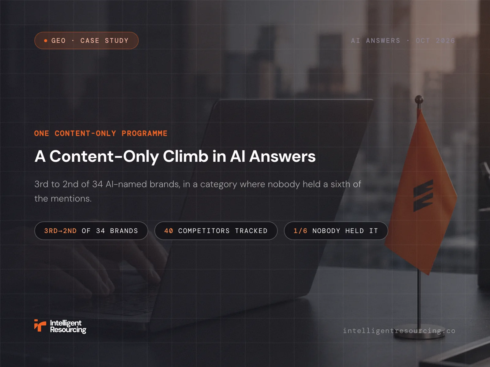 Can a Content-Only GEO Programme Move a Brand Up AI Answers?