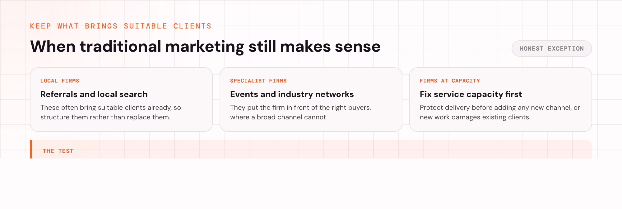 The 3 cases where traditional accounting marketing is still the right call