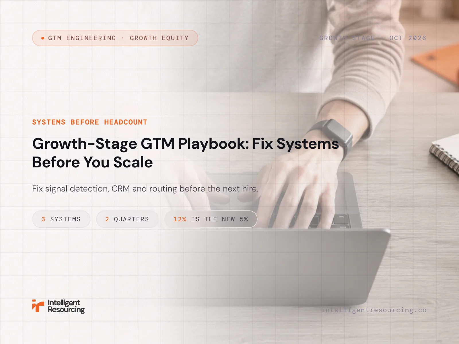 Growth-Stage GTM Playbook: Fix Systems Before You Scale