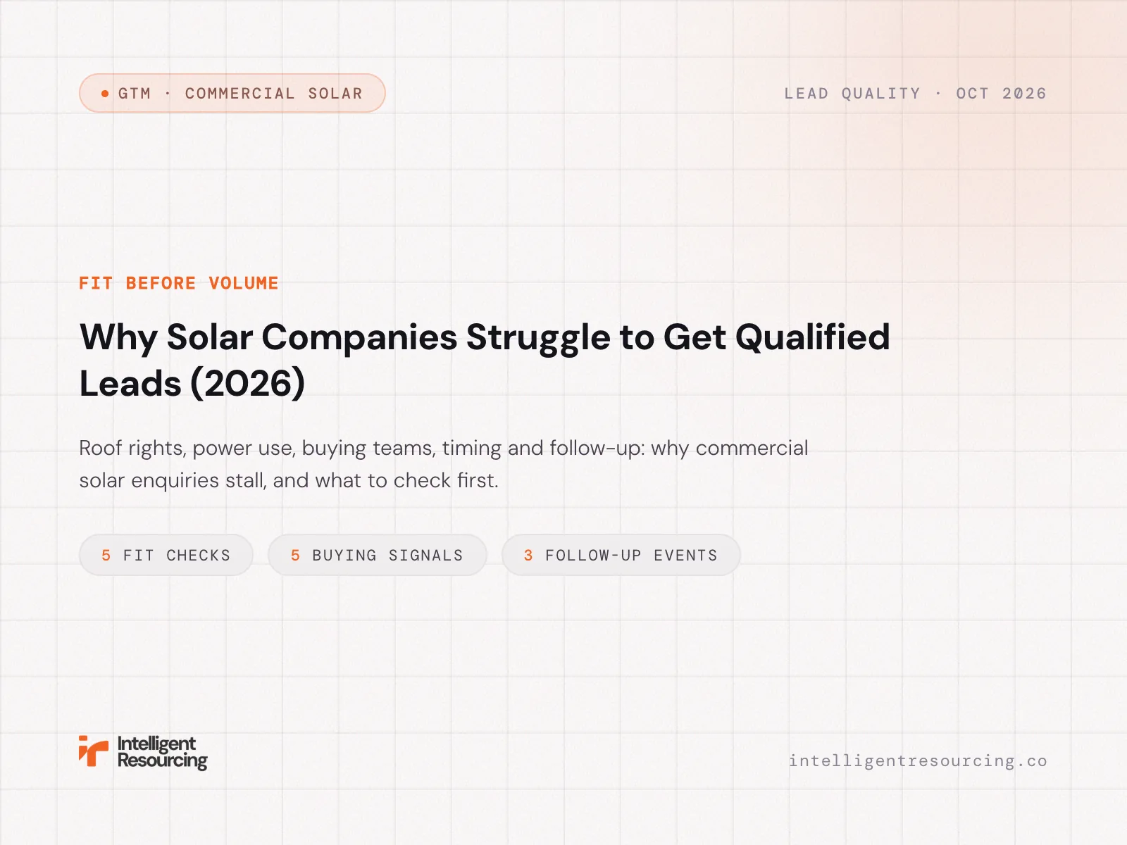 Why Solar Companies Struggle to Get Qualified Leads (2026)