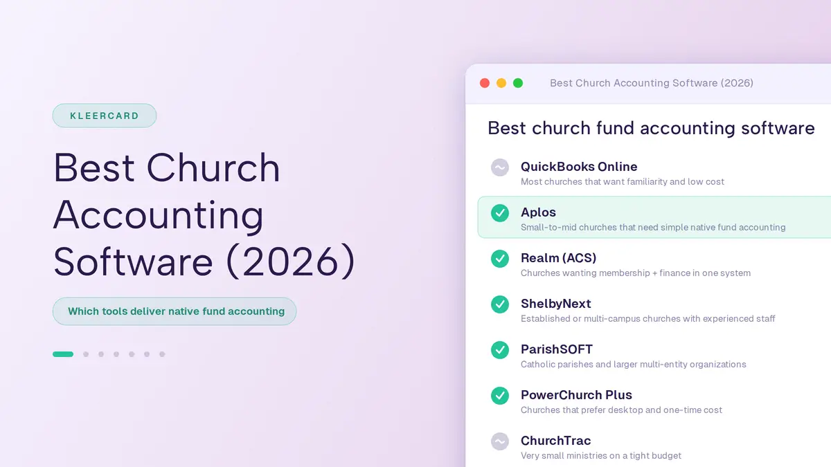 Best Church Fund Accounting Software (2026).
