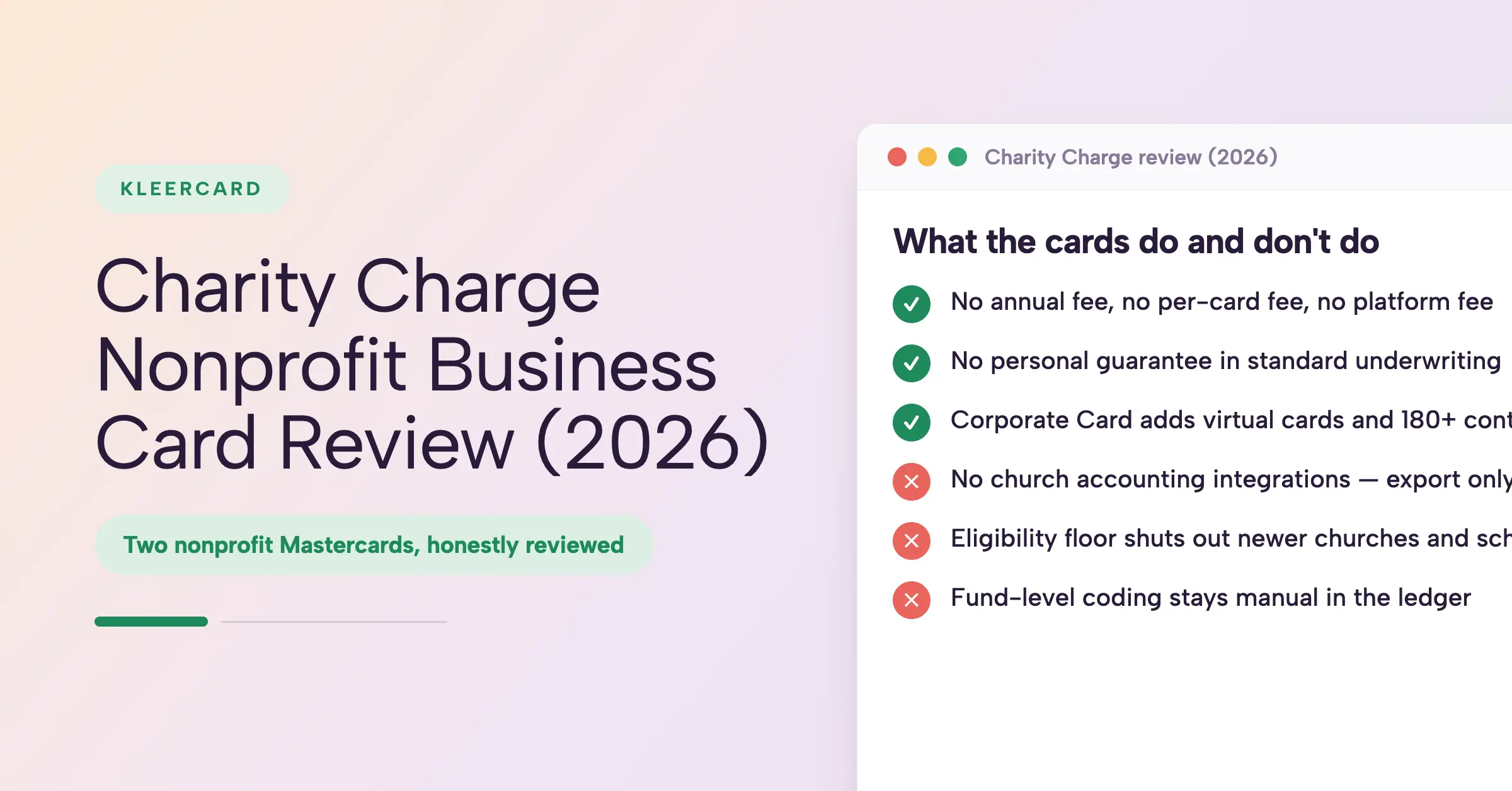 Charity Charge Nonprofit Business Card Review (2026).
