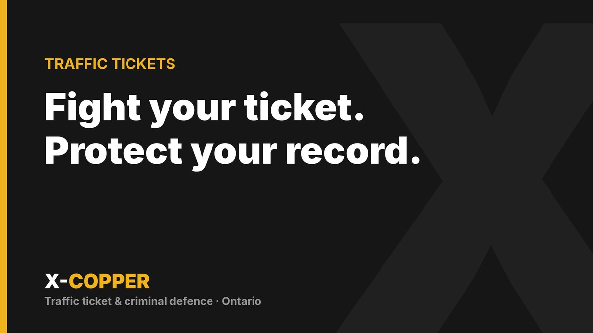 X-Copper โ Traffic Tickets