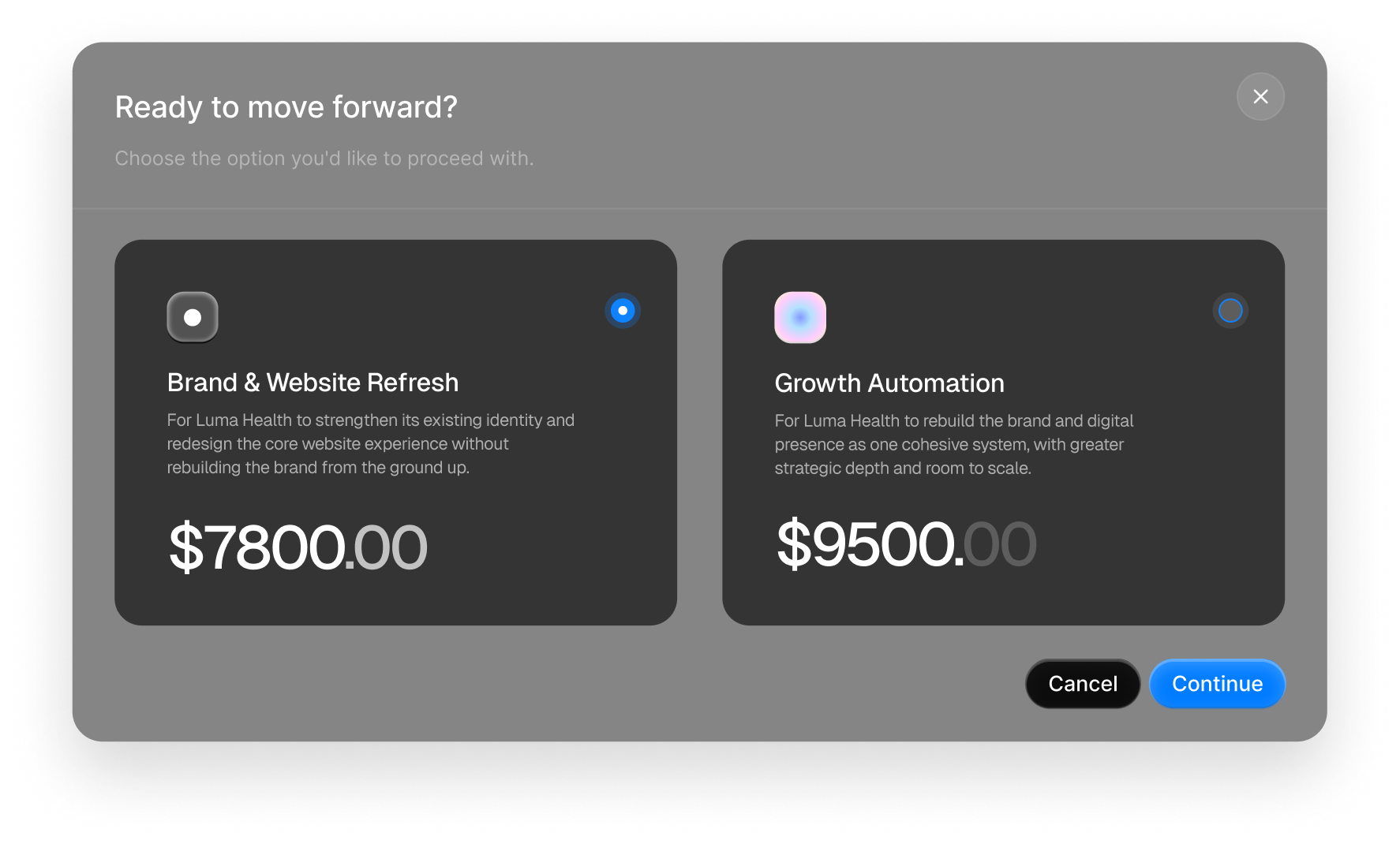 Generate a personalized visual