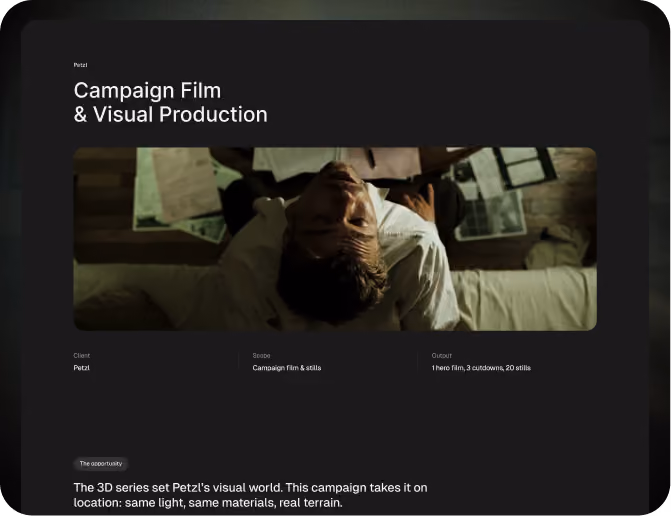 Film & Production Studio proposal template