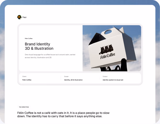Creative & 3D Studio proposal template