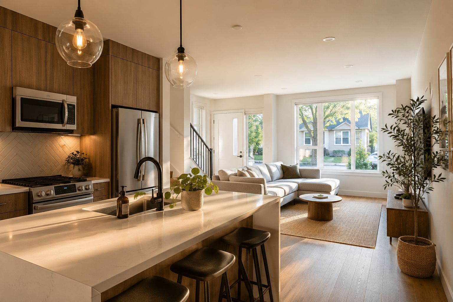 Sunlight through the window of a thoughtfully managed SFT home