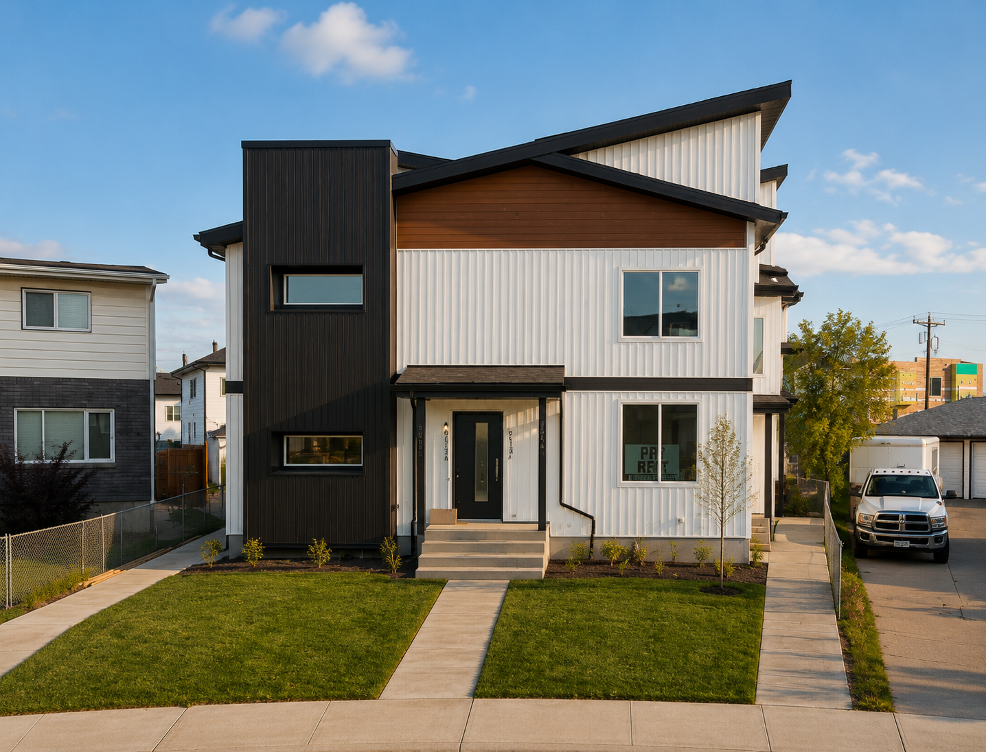 Exterior of the Ellie two-bedroom garage suite in Glenwood, Edmonton
