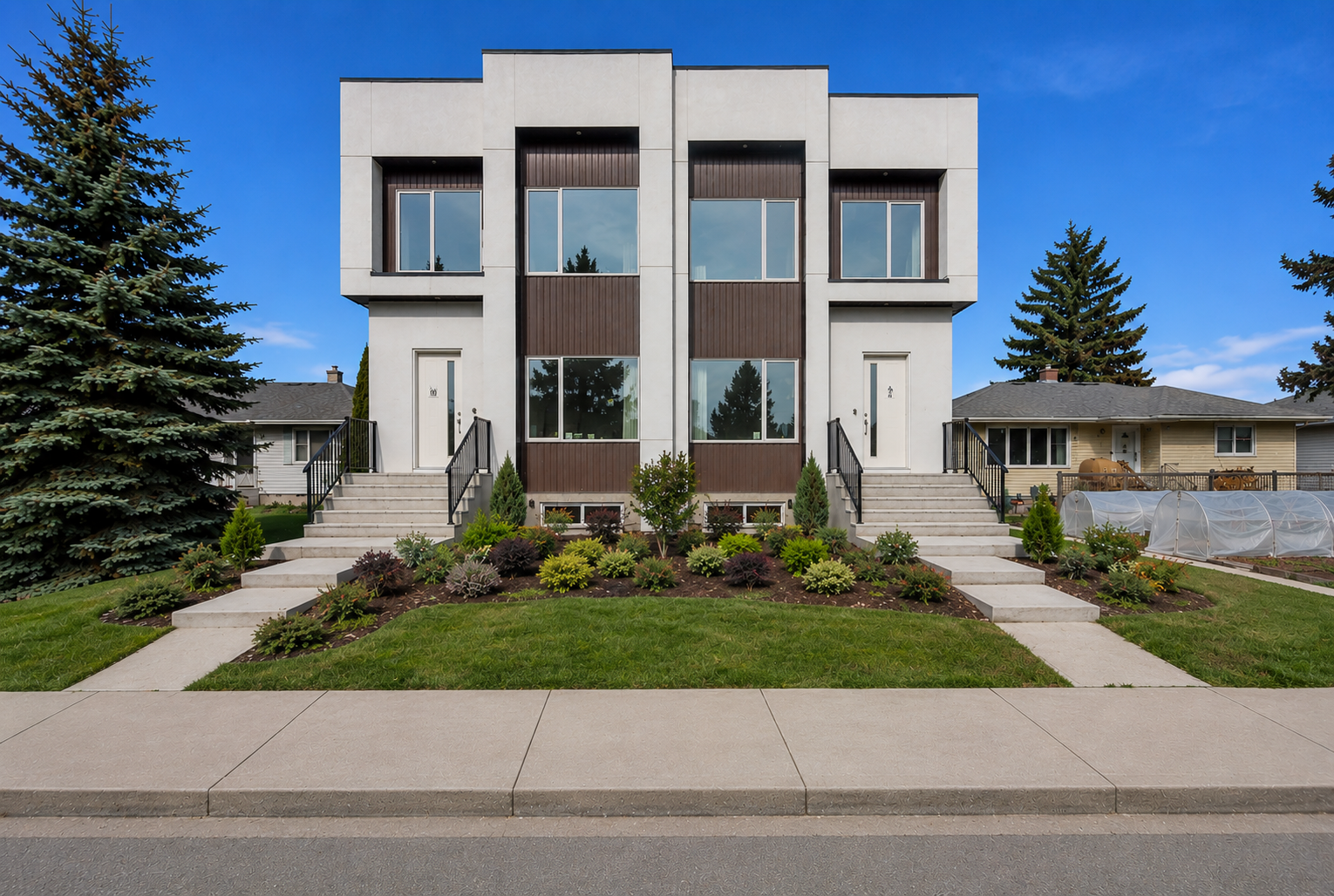Exterior of the Teddy two-bedroom rental home in Canora, Edmonton