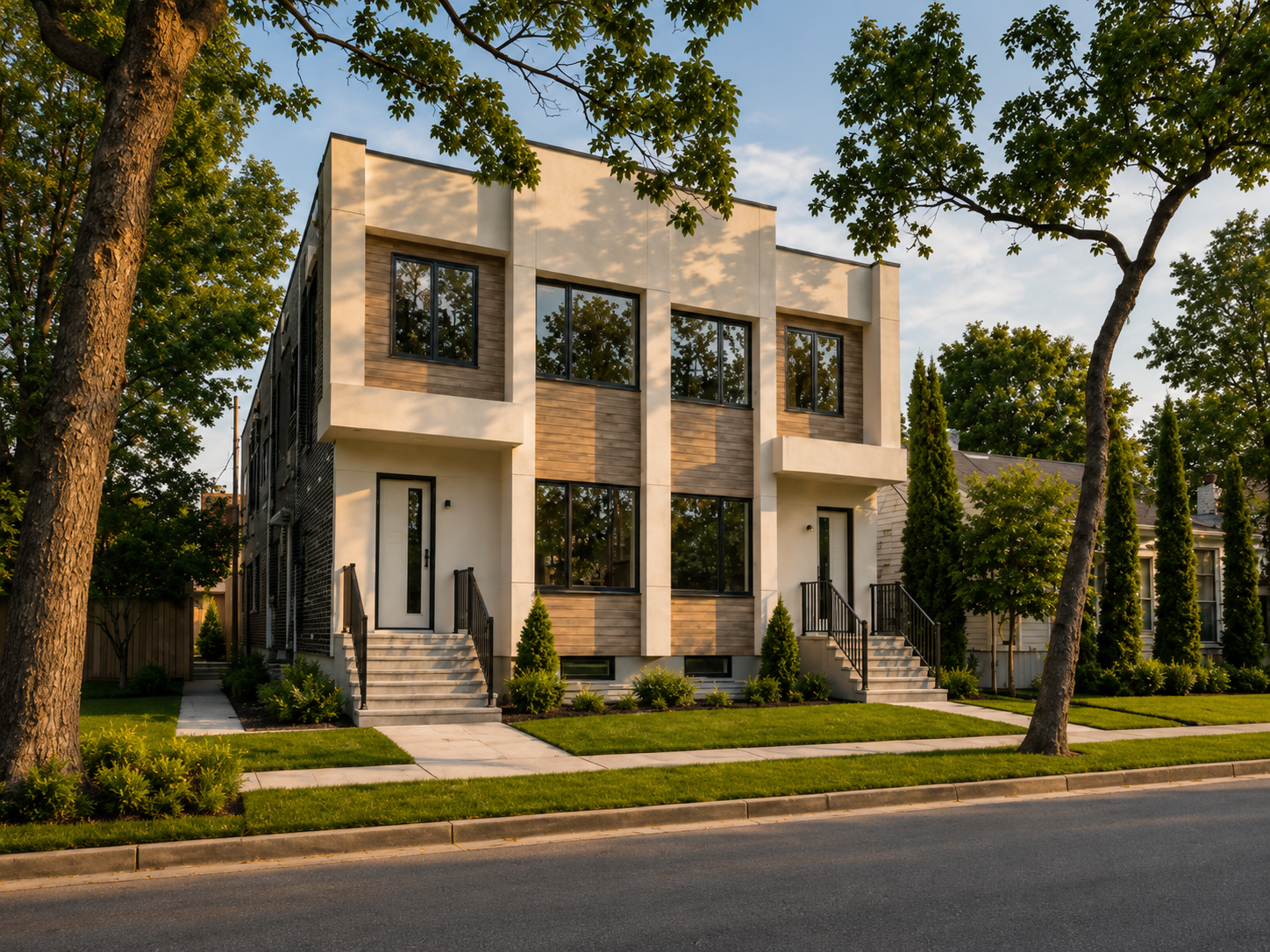Exterior of the Leo two-bedroom rental home in Inglewood, Edmonton