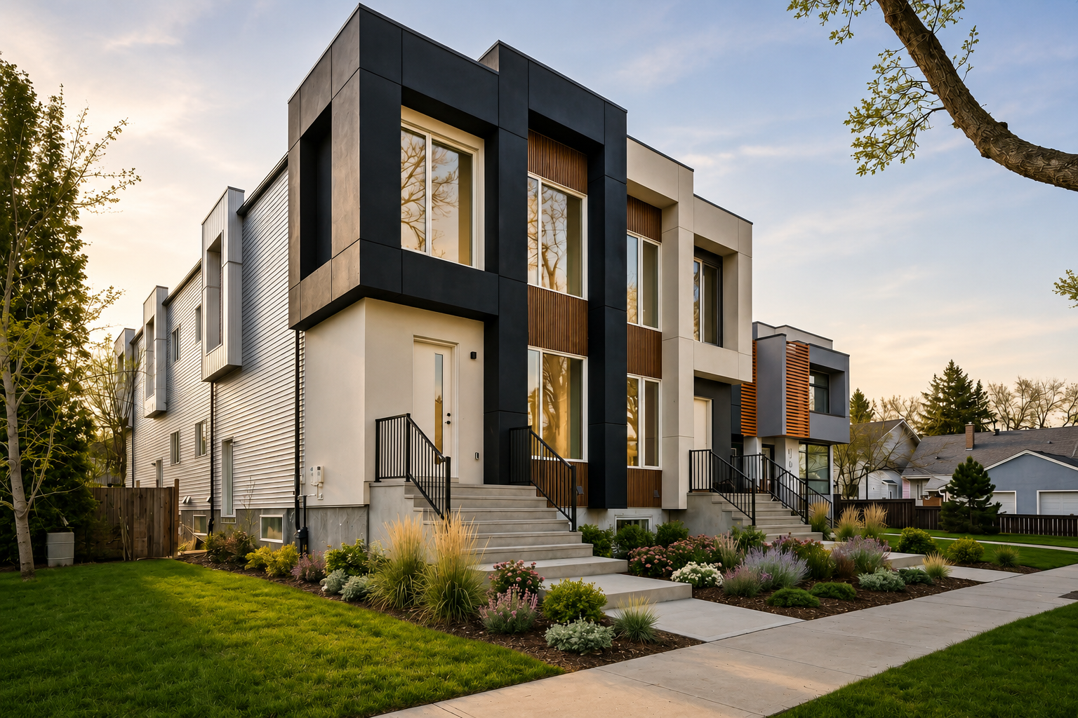 Exterior of the Terez two-bedroom rental home in Canora, Edmonton