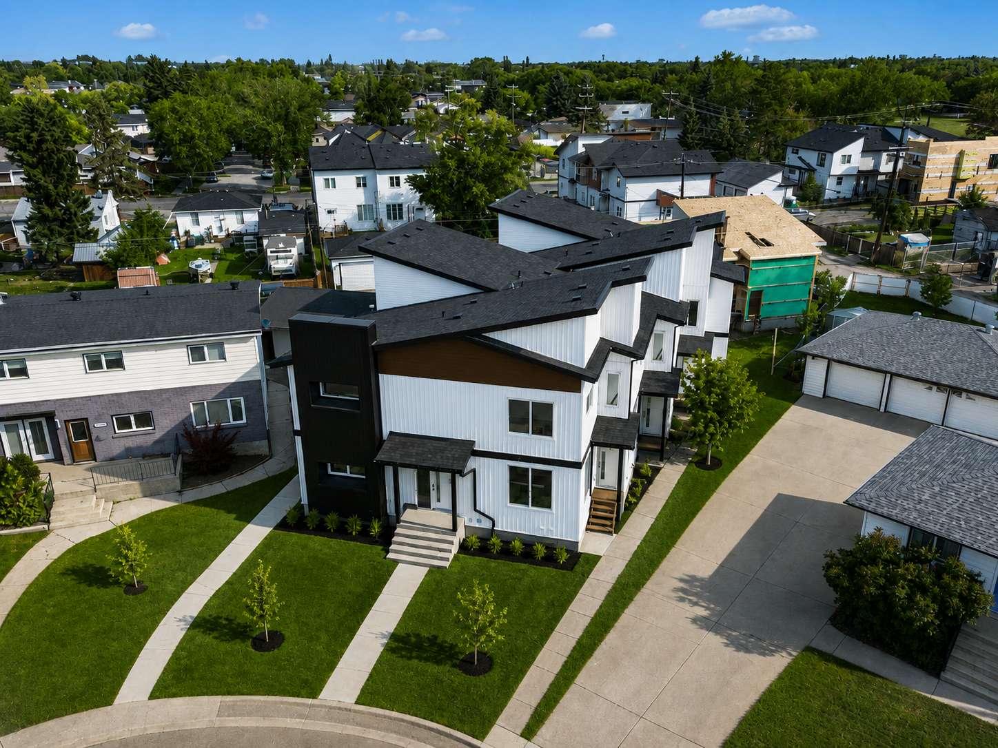Exterior of the Ellie rental home in Sherwood, Edmonton