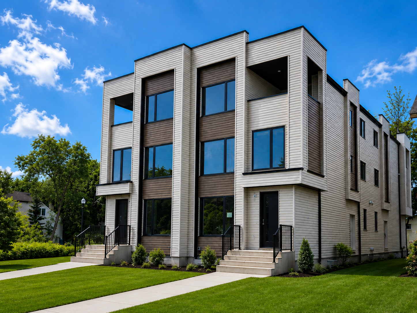 Exterior of the Arch rental home in North Glenora, Edmonton