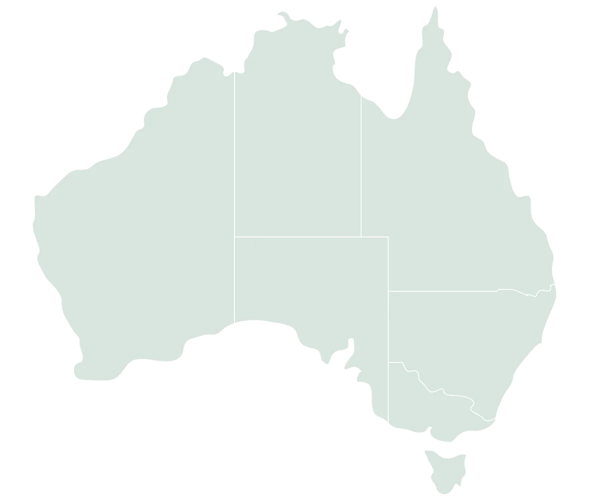 Map of Australia