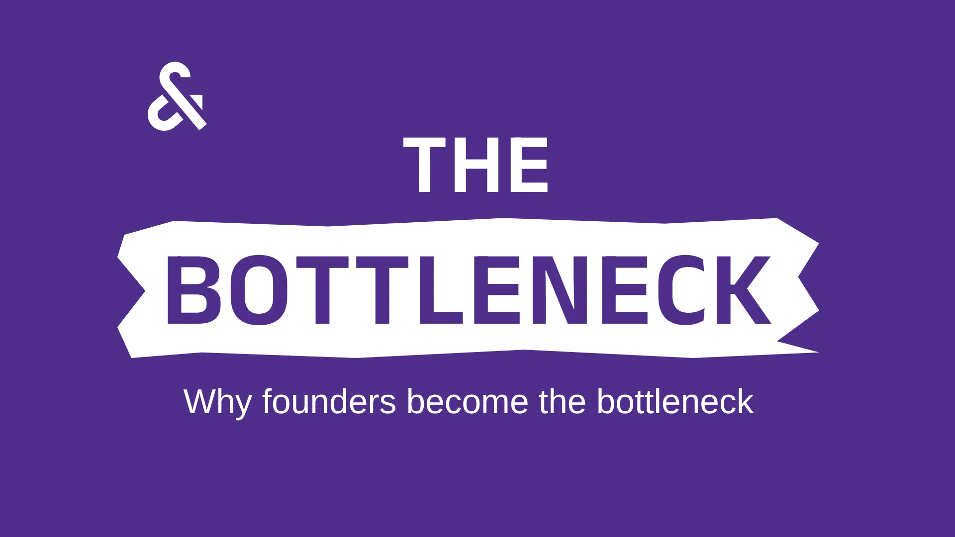 The Founder Bottleneck: Why Delegating Tasks Is Not the Same as Distributing Thinking