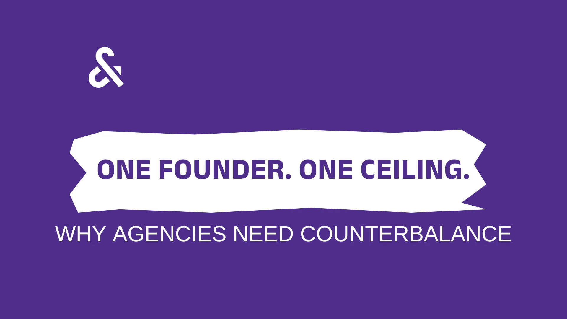 Your Agency Does Not Need More Talent. It Needs a Co-Founder