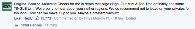 Original Source Mint Response