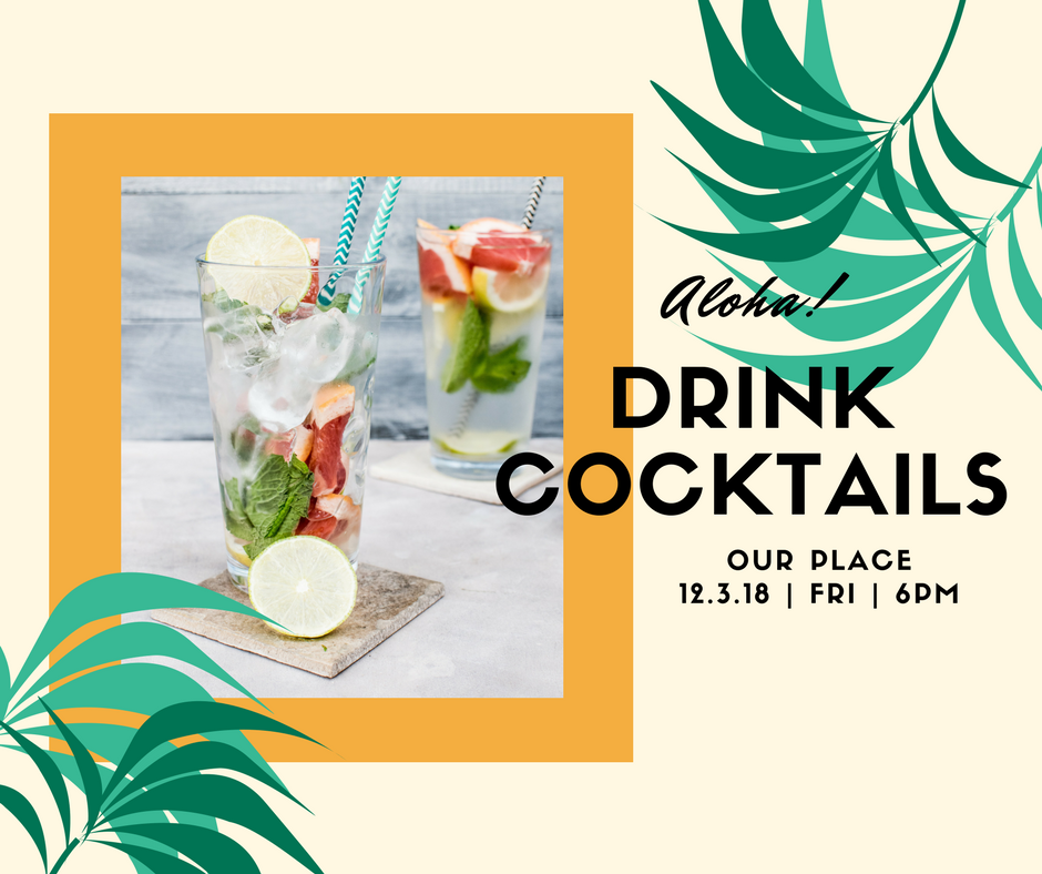 cocktails instagram post