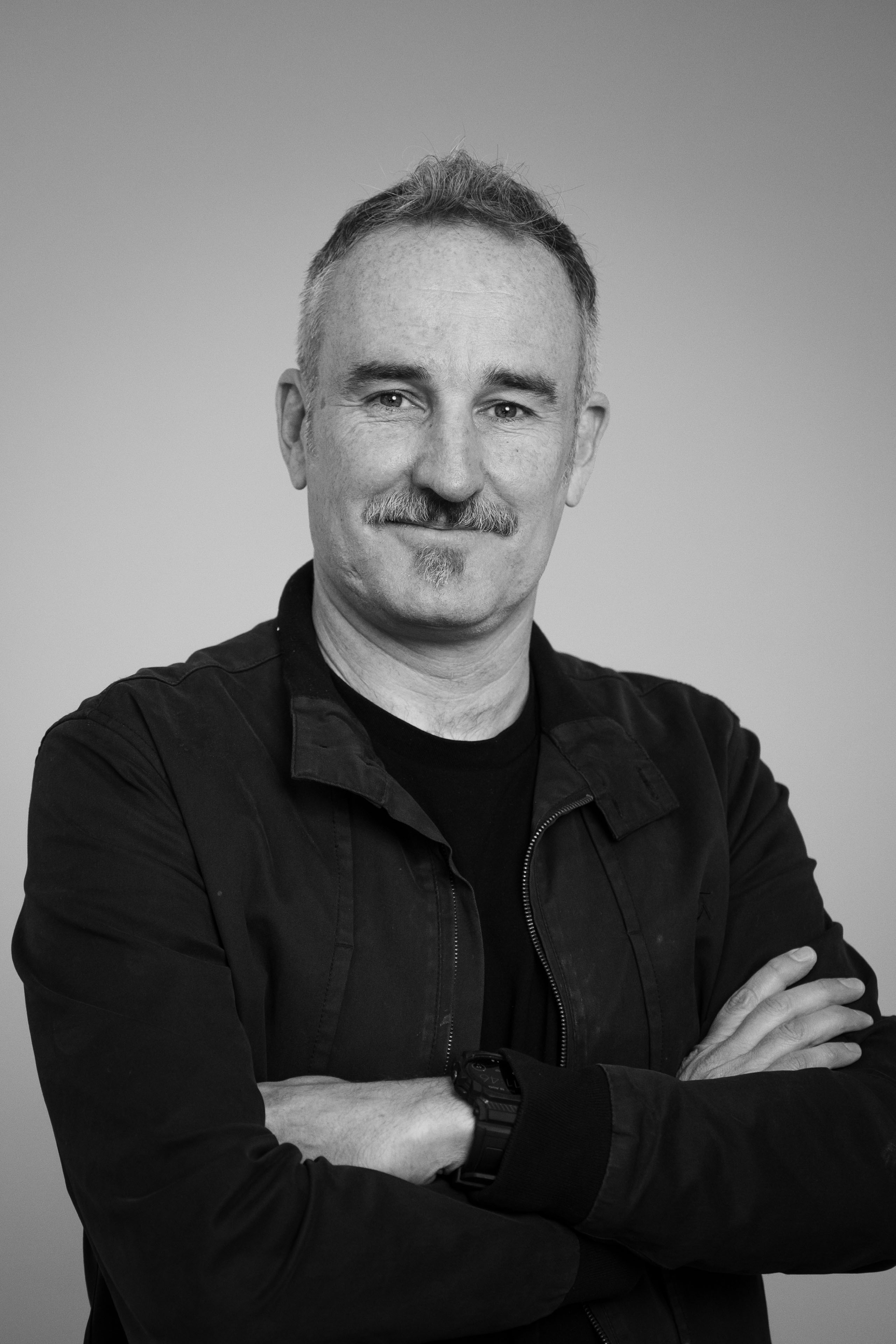 Portrait of Andrew Chiari, Technical and Operations Director at New Beach in Byron Bay