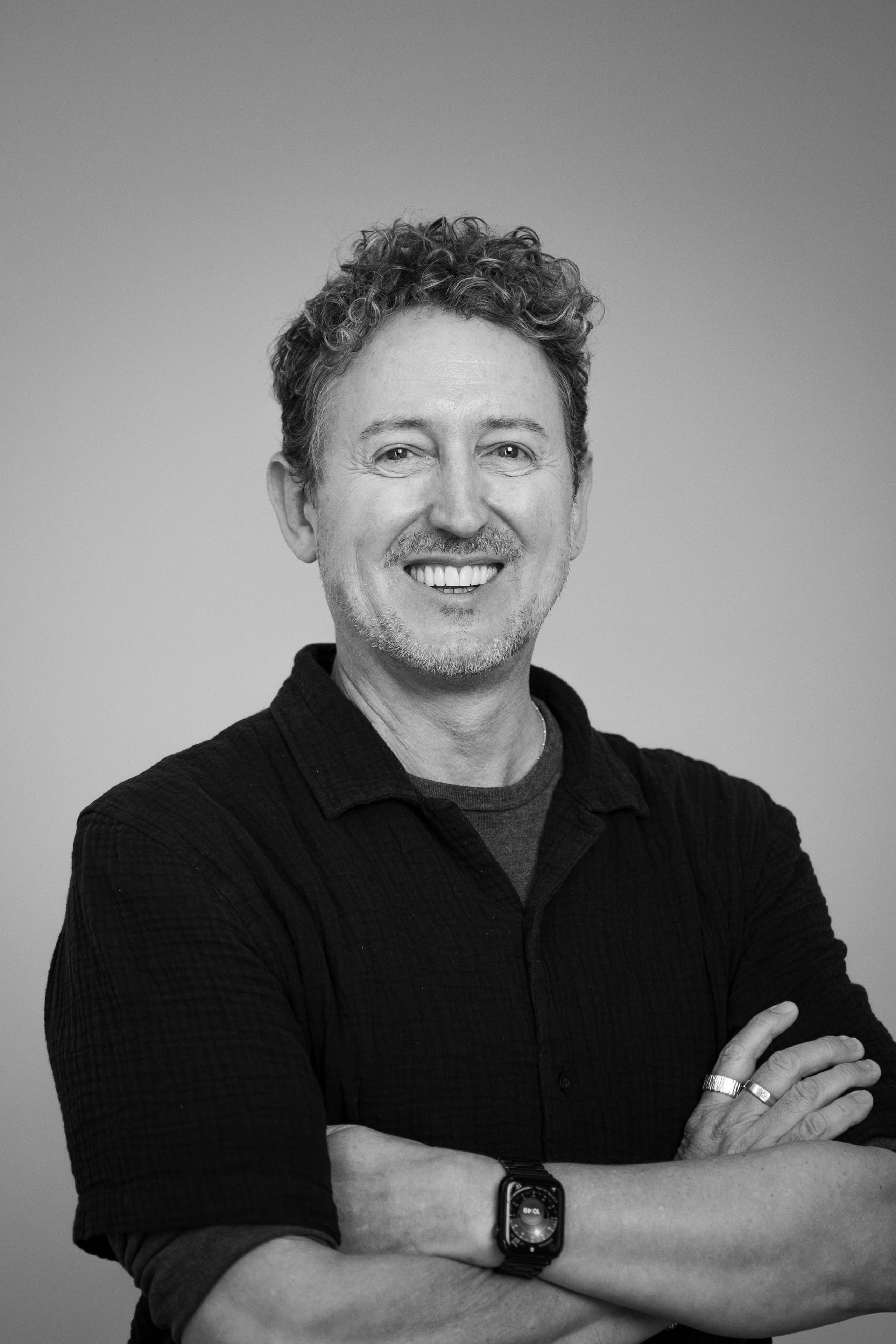 Portrait of Nigel Carboon, Media Planning and Buying at New Beach in Byron Bay
