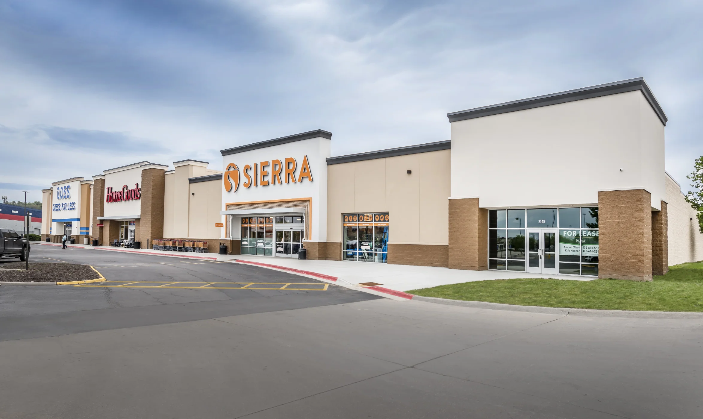 Exterior view of the Manawa Retail shopping center