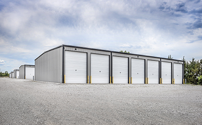Exterior photo 1 of the completed Storage at Sprague self-storage facility
