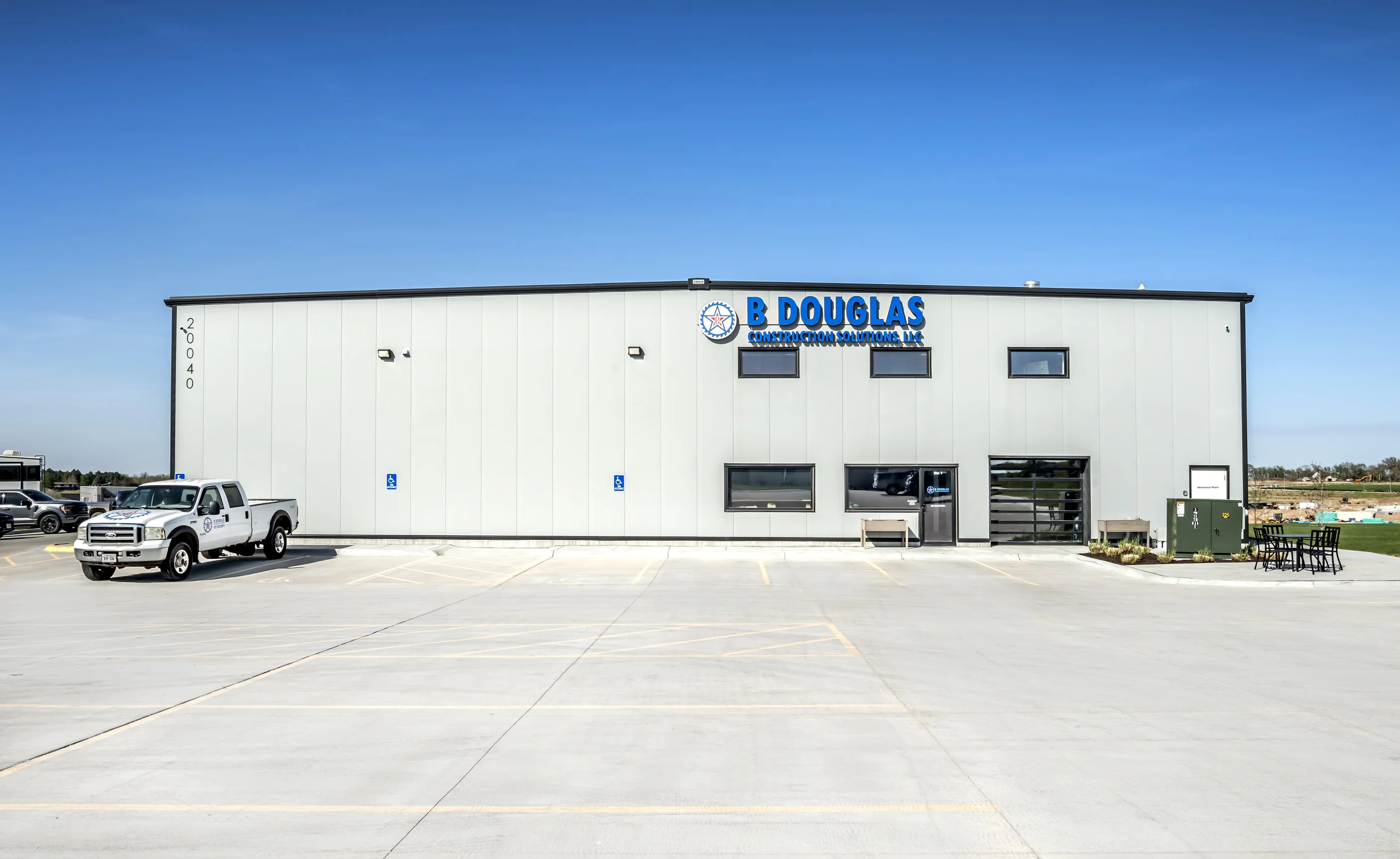 Front facade with sign at B Douglas Construction Solutions