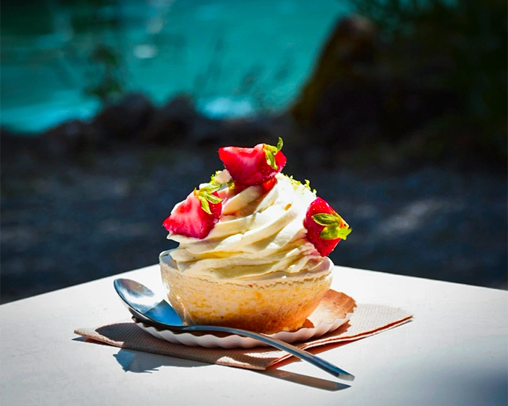 Pavlova aux fraises