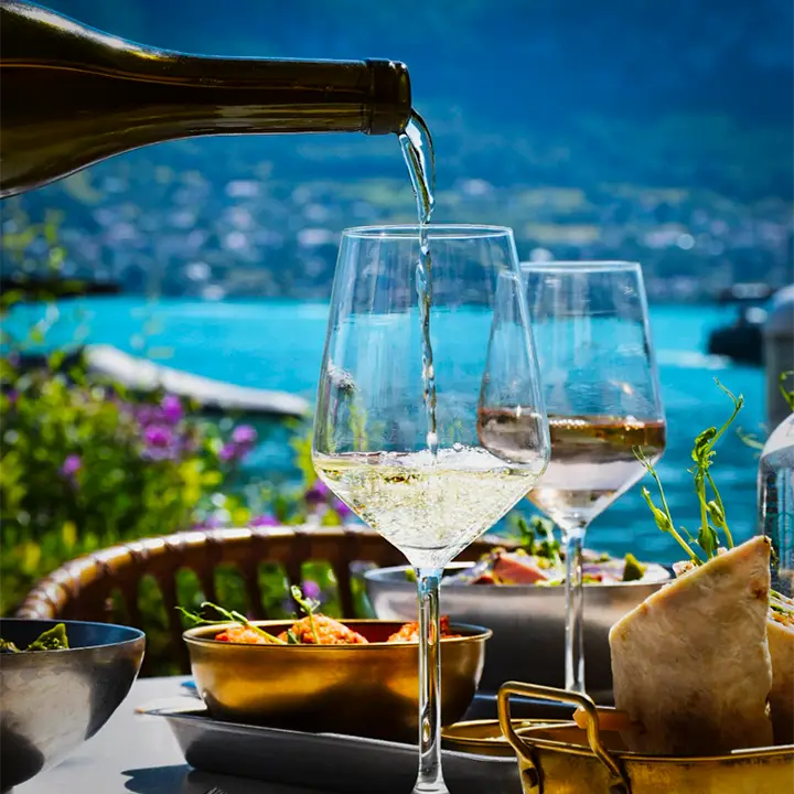 Verre de vin blanc