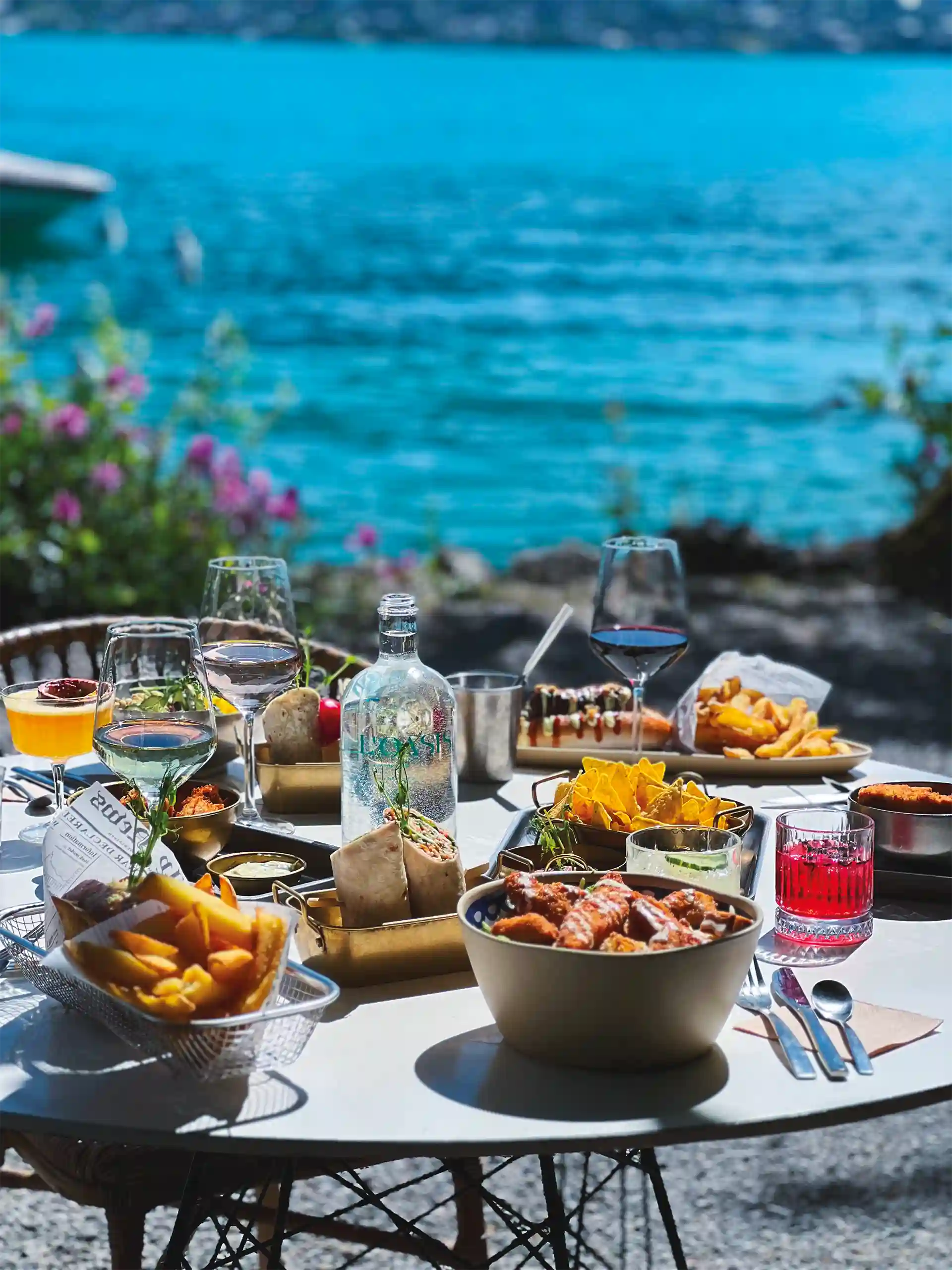 ¨lats servis à l'auberge de l'oasis