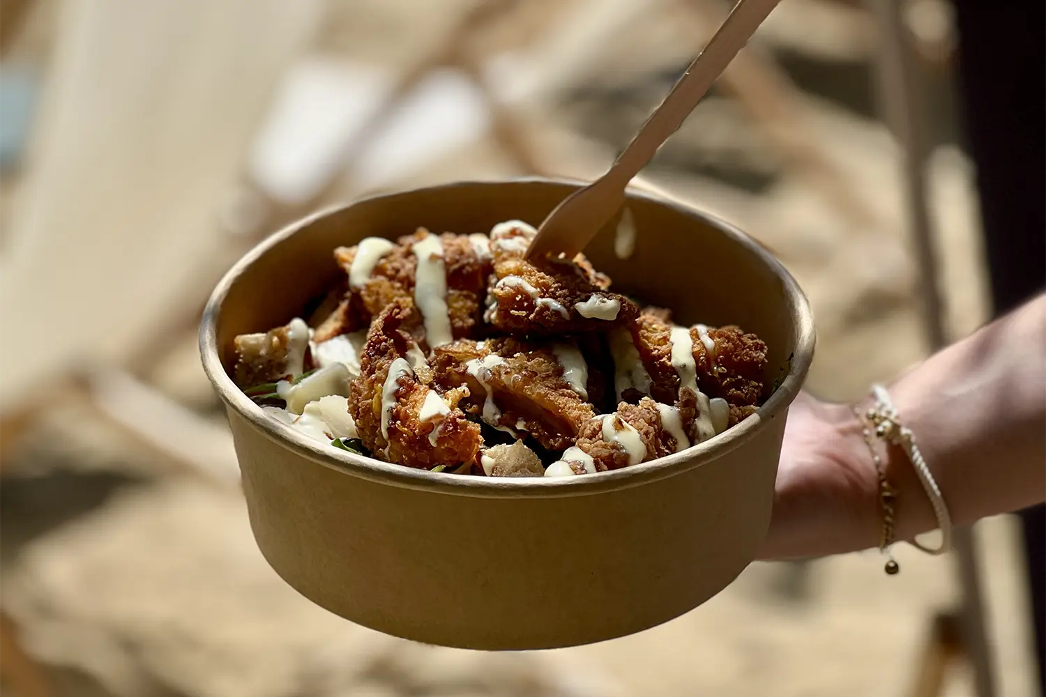 snacking au bord du lac