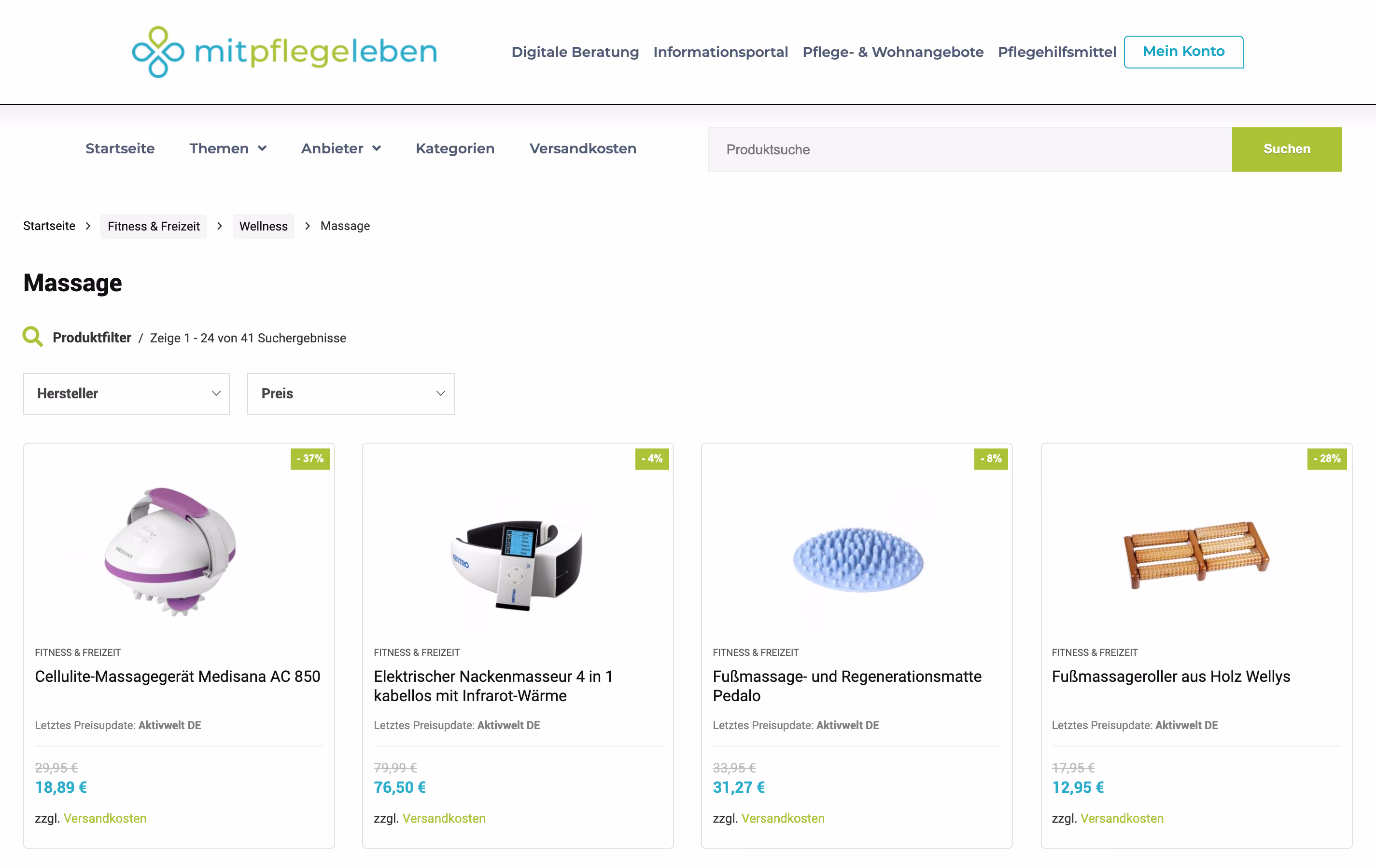 Detailseite der Johanniter Sozialstation Dresden auf mitpflegeleben mit Kontakt- und Einrichtungsinformationen.