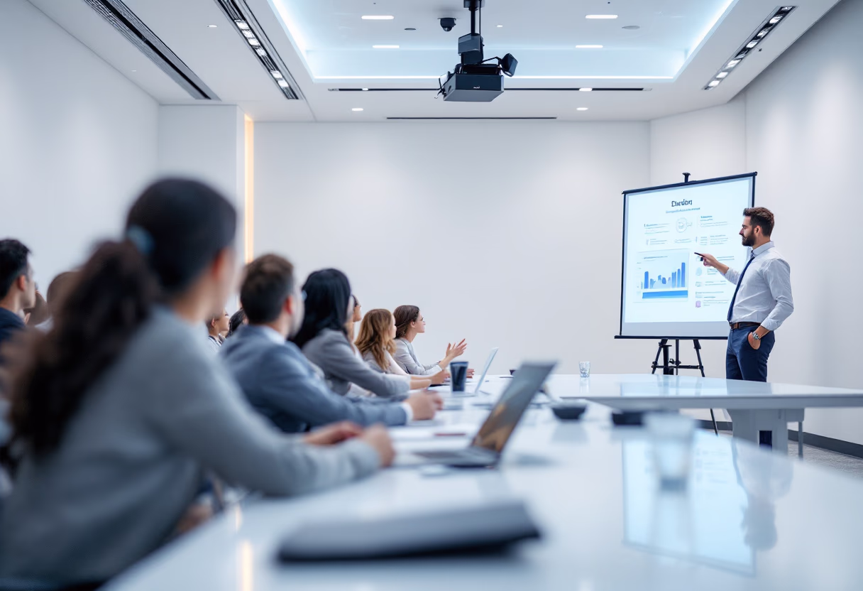 image of a collaborative brainstorming session for a consulting firm