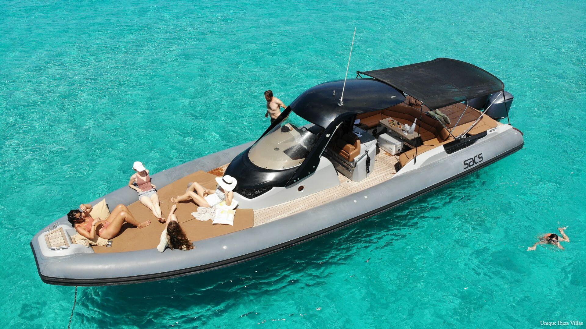 Ibiza Boat Charter Sacs Strider