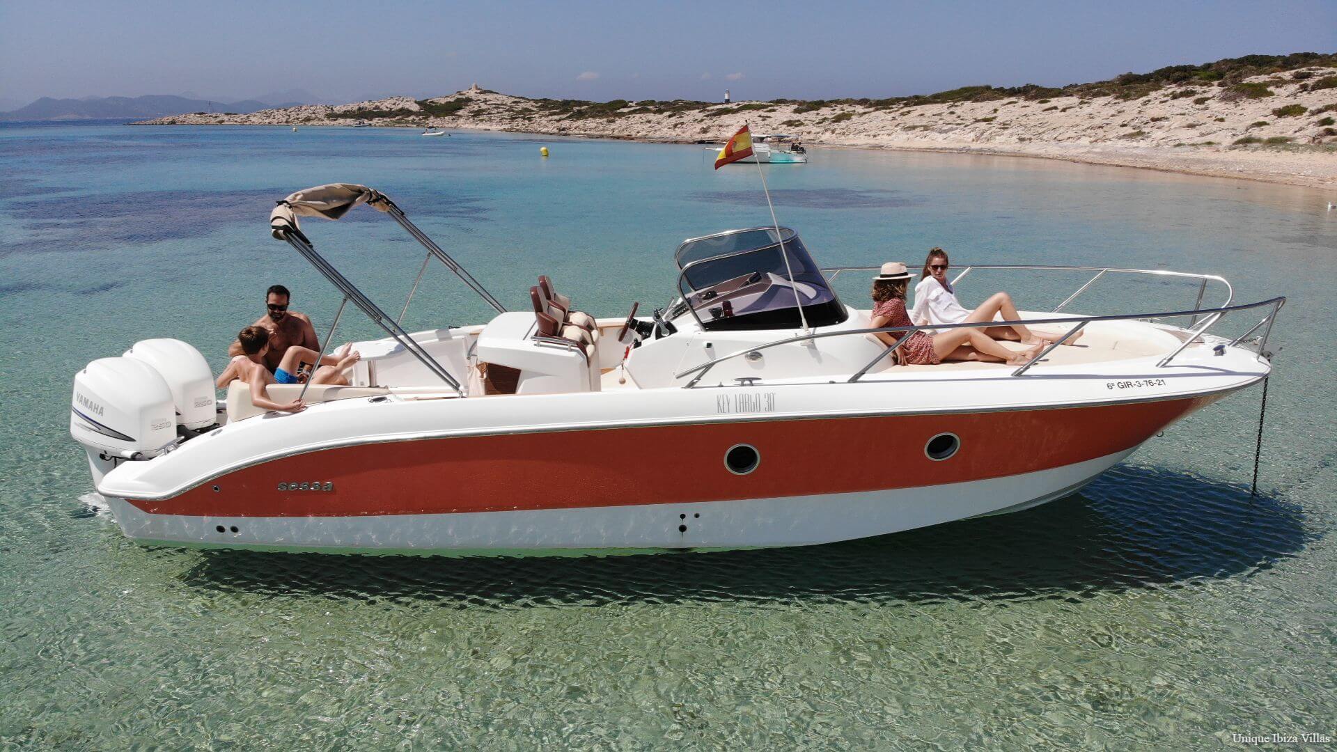 Sessa Key Largo 30 Ibiza Boat Charter | From €1,020