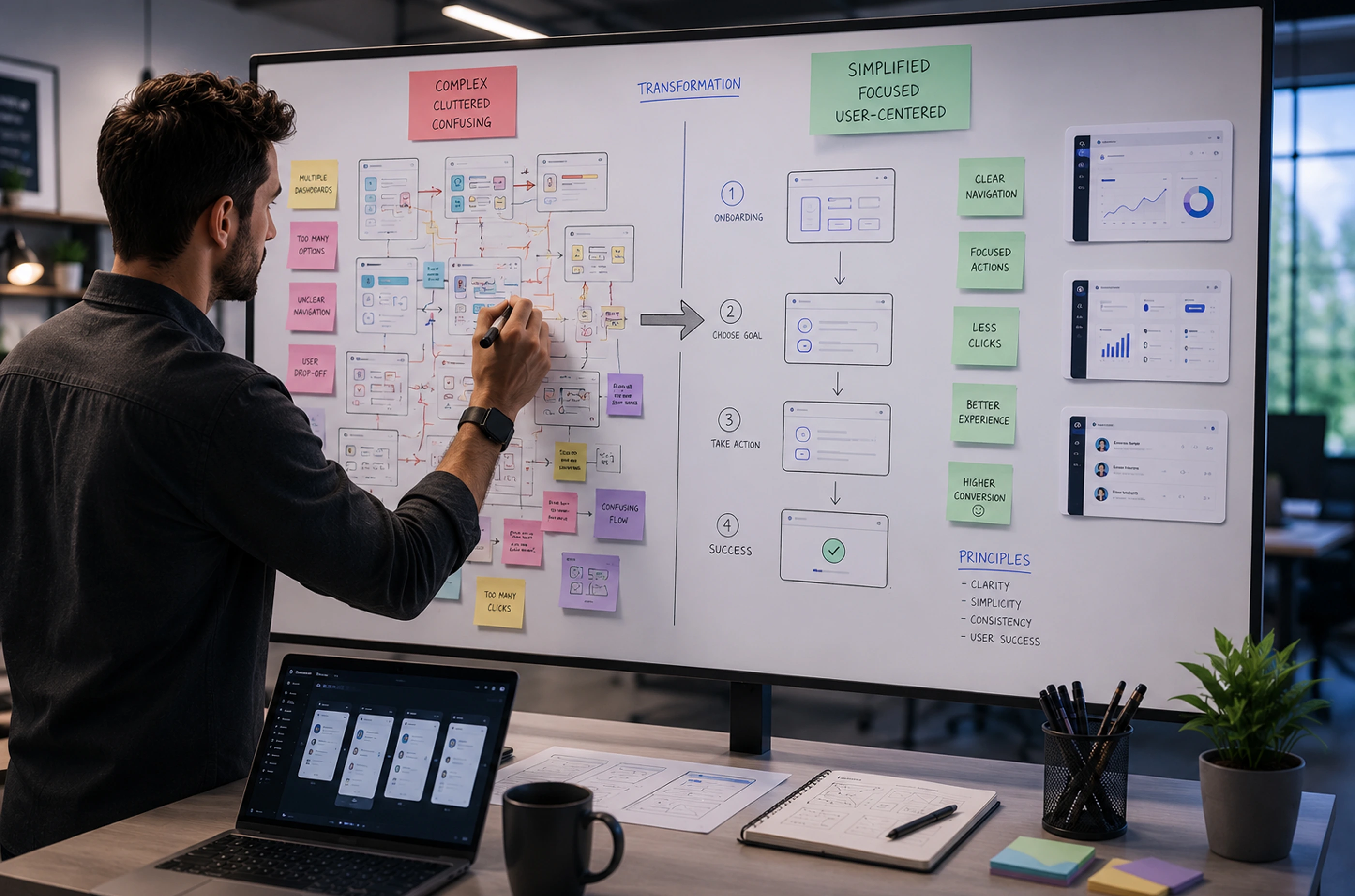 Visual example demonstrating modern web design, usability principles, and digital product best practices.