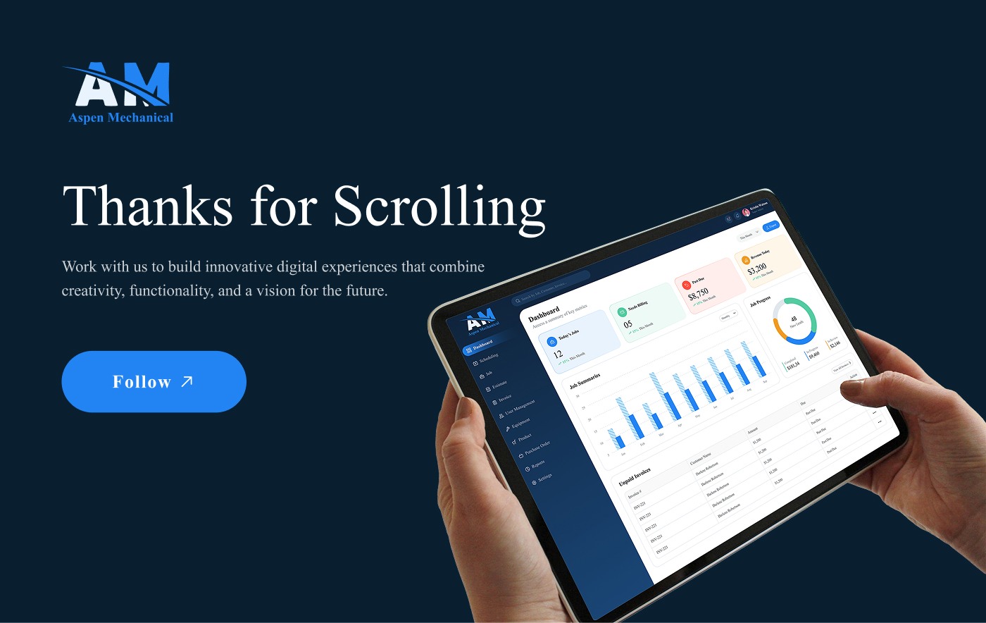 Final responsive UI/UX design delivering an improved user experience, visual consistency, and business value.