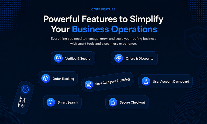 Key product features designed to improve usability, accessibility, and overall user experience.