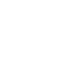 Pixel art of a stylized black and white fish inside a circular frame on white background.