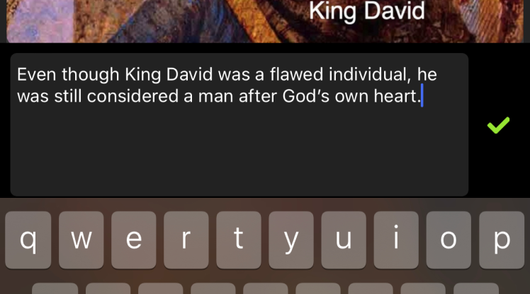 Church sermon notes app screenshot